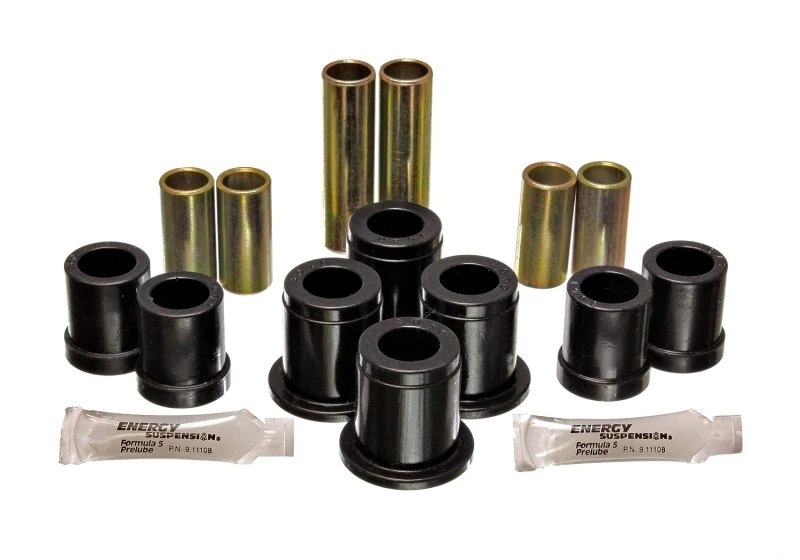 Energy Suspension 1980-86 Nissan 720 Truck 2WD/4WD Schwarze Vordere Kontrollarmbuchsen-Set