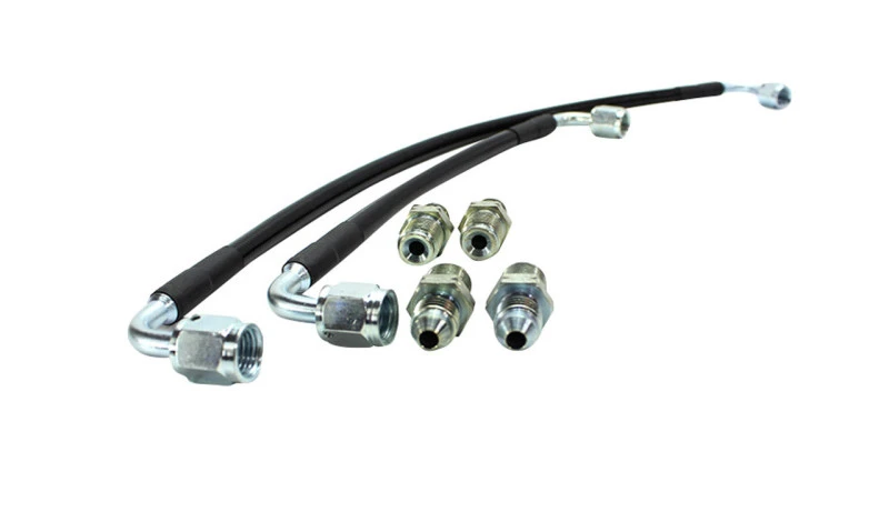ISR Performance Edelstahl-Servolenkungs-Rack-Leitungen für Nissan 240SX S13/S14 LHD