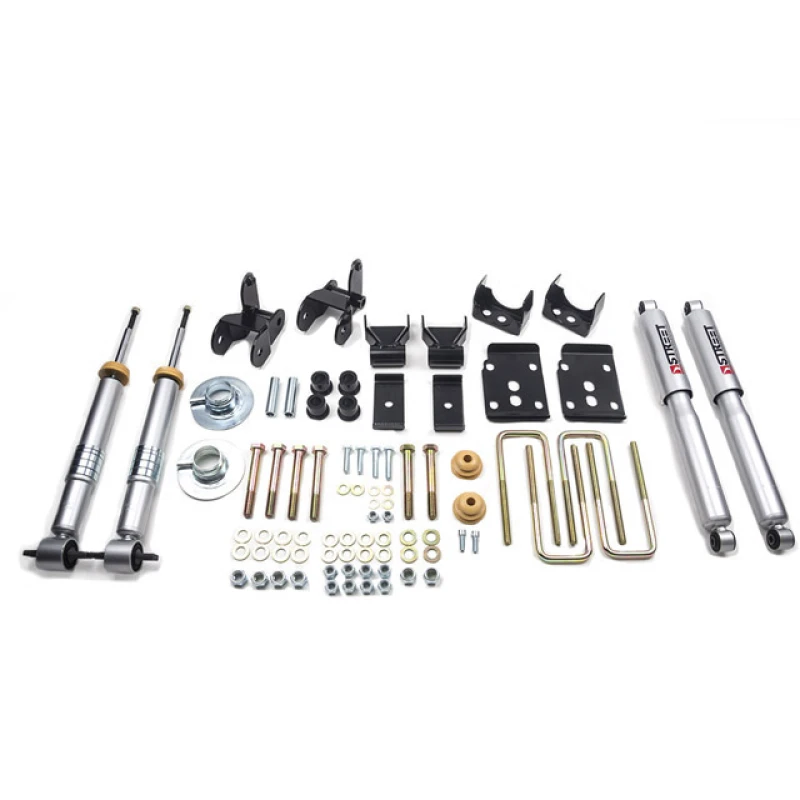 Belltech Komplett Tieferlegungskit für 2015+ Ford F-150 (Ext/Crew Cab-Kurzes Bett 2wd/4wd) Vorne und Hinten