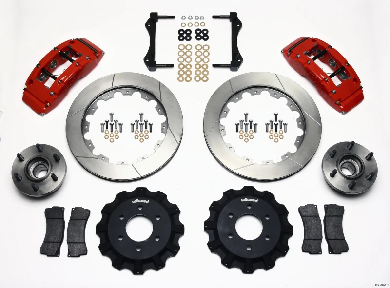 Wilwood TC6R Vordere Bremsanlage 16,00 Zoll Rot 2004-2008 Ford F150