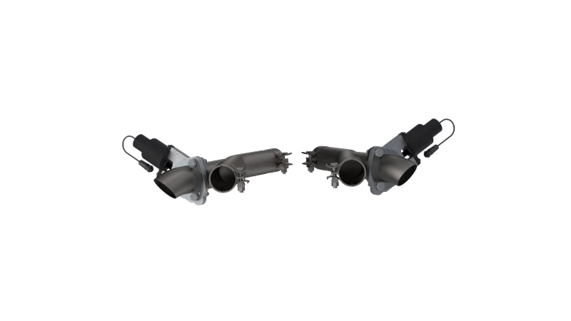 QTP 11-18 Dodge Durango 5.7L 2.5in 304SS Aggressor Cutout Dual Mid Pipes