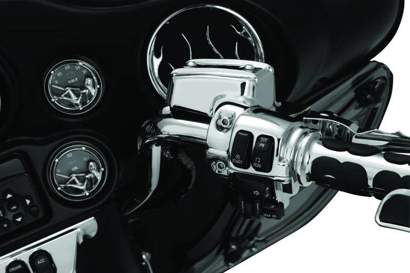 Kuryakyn Chromed Bedienelement Dress-Up Kit für Harley-Davidson