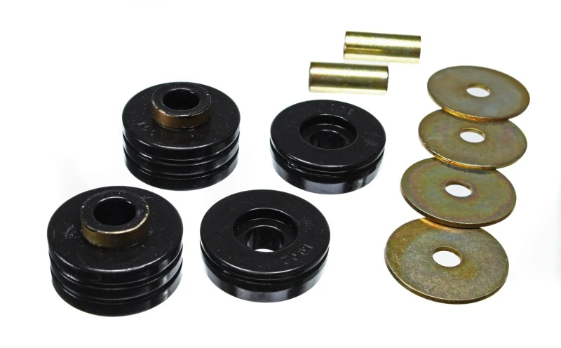 Energy Suspension 66-77 Ford Bronco 4WD Schwarzes Getriebe-Lager-Set