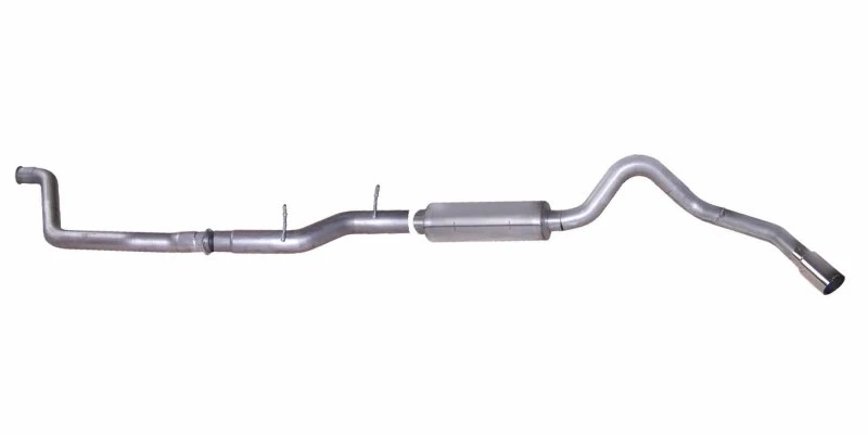 Gibson 03-07 Ford F-250 Super Duty Lariat 6.0L 4in Turbo-Back Einzel Auspuff - Edelstahl