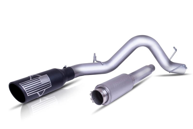 Gibson 11-18 Ram 1500 Big Horn 5,7L 3 Zoll/4 Zoll Patriot Serie Kat-Back Einzel Auspuff - Edelstahl