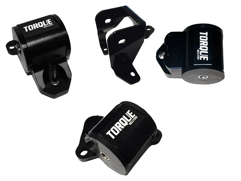 Torque Solution Billet Aluminum Motorhalter-Kit (3 Bolt) für 96-00 Honda Civic EK B/D-Series