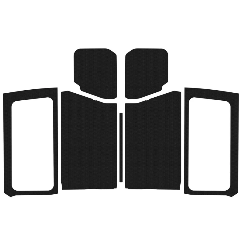 DEI 18-23 Jeep Wrangler JL 2-Türig Boom Mat Komplett-Headliner-Kit - 7-teilig - Schwarz