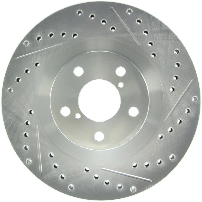 StopTech Select Sport Slotted and Drilled Left Front Rotor for 03-08 Subaru Forester Sport
