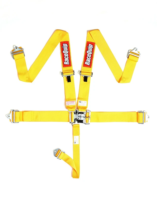 RaceQuip Gelbe L & L 5-Punkt-Sicherheitsgurt