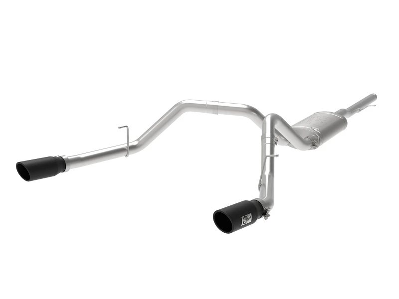 aFe Apollo GT Serie 3in 409SS GM Silverado/Sierra 1500 09-19 V6-4.3/V8-4.8/5.3L - Schwarz