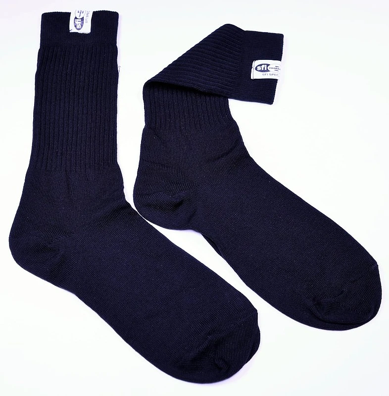 RaceQuip Schwarze SFI 3.3 Fr Socken 2XL 14-15