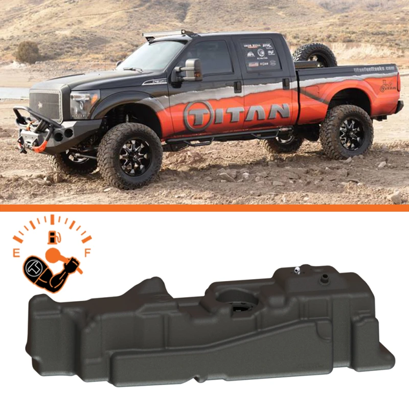 Titan Fuel Tanks 11-16 Ford F-250/F-350 PowerStroke Crew Cab Short Bed 60 Gallonen XXL Mid-Ship Tank