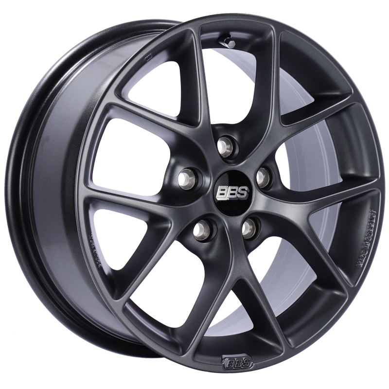 BBS SR 16x7 5x112 ET48 Satin Grey Wheel -82mm PFS/Clip Required