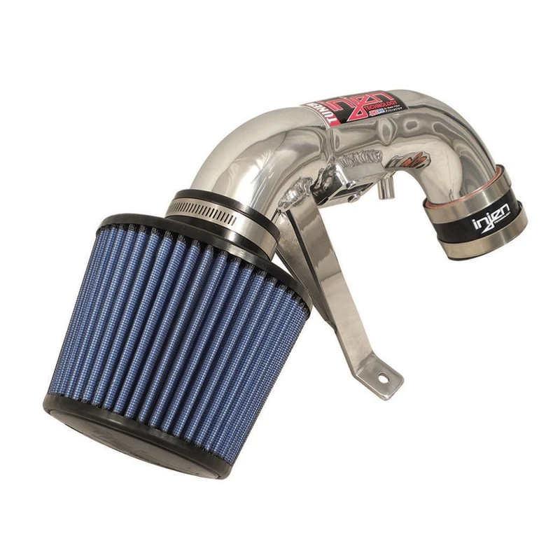 Injen 06-11 Honda Civic Hybrid 1.3L 4 Zyl. Poliertes Dyno-Abgestimmtes Luftansaugsystem mit Web-Nano-Faser-Filter