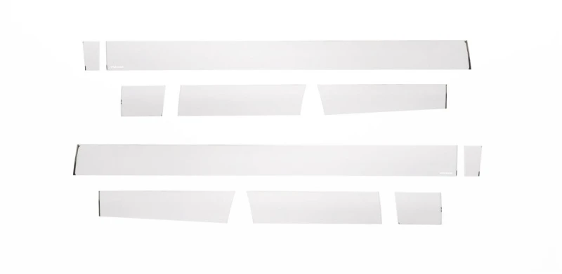 Putco 15-20 Ford F-150 Reg Cab 6.5ft Kurze Box (4.25in Hoch - 10pcs) SS Rocker Panels