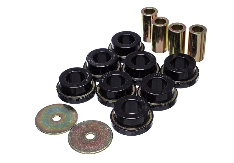 Energy Suspension 2015 Ford Mustang (Exc Cobra) Schwarzes Subrahmenbuchsen-Set