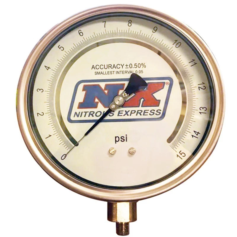 Nitrous Express 6 Zertifizierter Druckmesser Nur (Druckmesser von P/N 15529)
