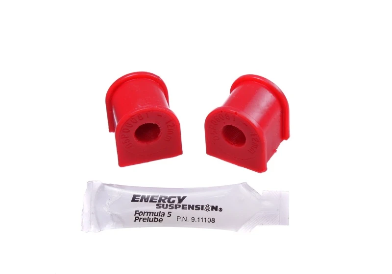 Energy Suspension 06-11 Honda Civic (ohne Si) 12mm hintere Querstabilisator-Buchsen - Rot