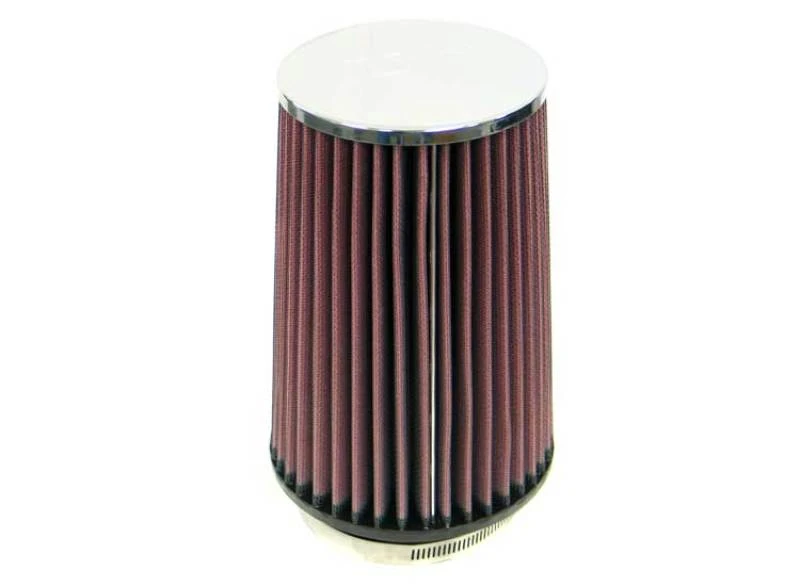 K&N Universal Chromfilter 3 1/2 Zoll FLG / 5 1/2 Zoll Boden / 4 1/2 Zoll Oben / 8 Zoll Höhe
