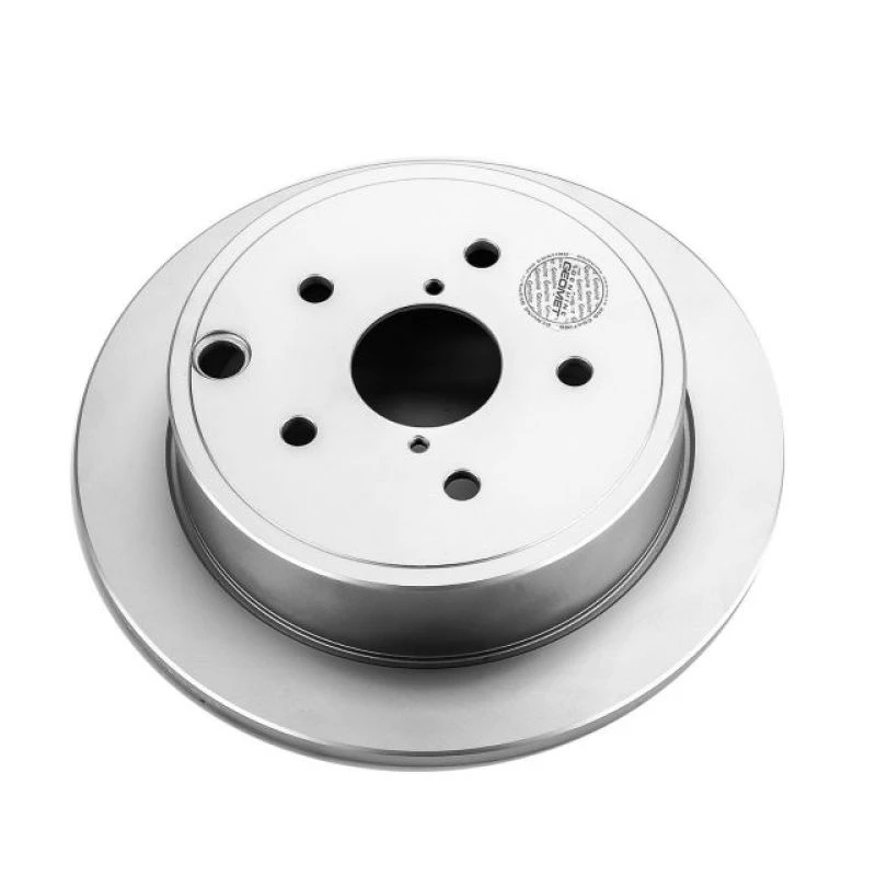 Power Stop Rear Evolution Geomet Coated Rotor for 15-19 Subaru WRX