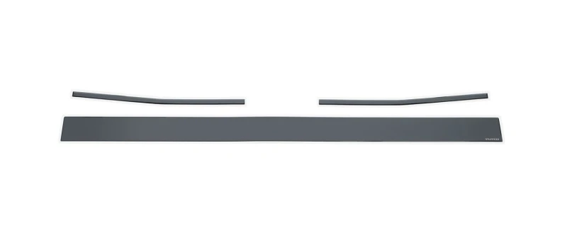 Putco 15-20 Ford F-150 - SS Schwarzes Platin Ober- und Unteres Heckklappenzier - 3 Teile