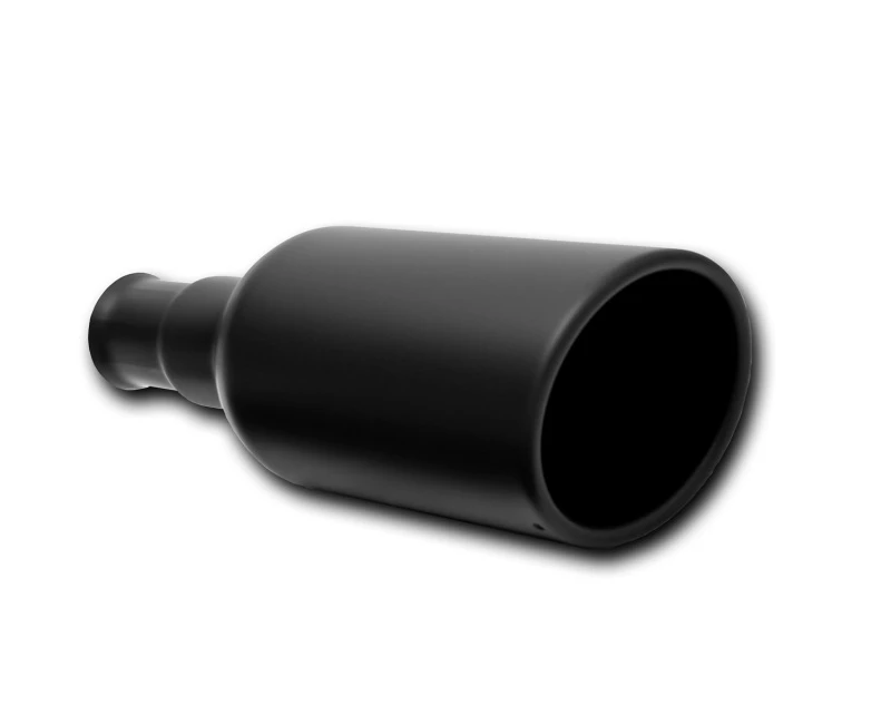 Gibson Schwarze Keramik-Rolled Edge-Winkel-Auspuff-Endstück für 09-22 Ram 1500 Factory Dual Auspuff