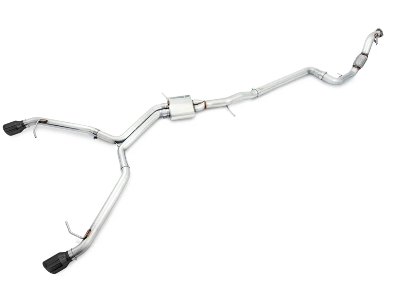 AWE Tuning Audi B9 A4 Track Edition Auspuff Dual Outlet - Diamantschwarz Tips (Inkl. DP)
