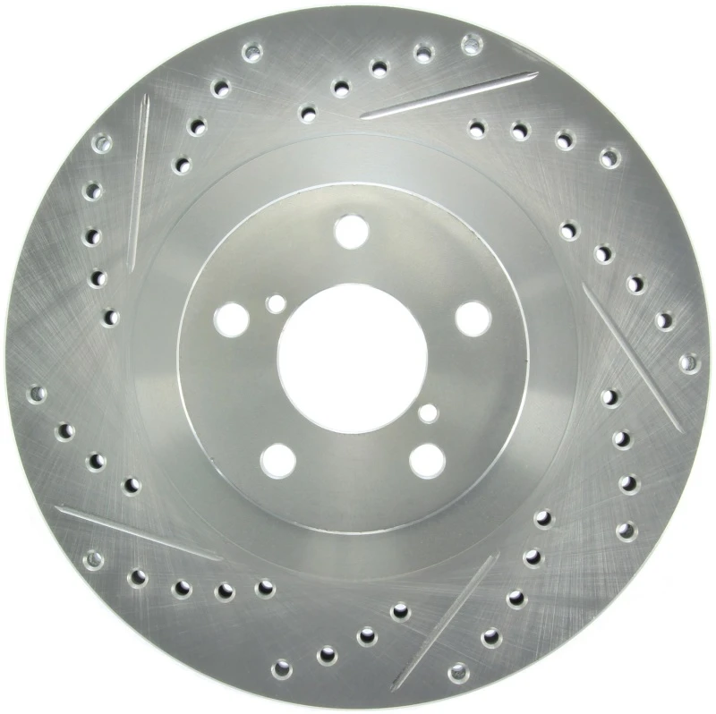 StopTech Select Sport Slotted and Drilled Right Front Rotor for 03-08 Subaru Forester Sport