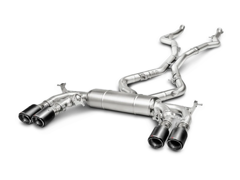 Akrapovic 15-17 BMW X5M (F85) Evolution Line Cat Back (Titanium) w/ Carbon Tips