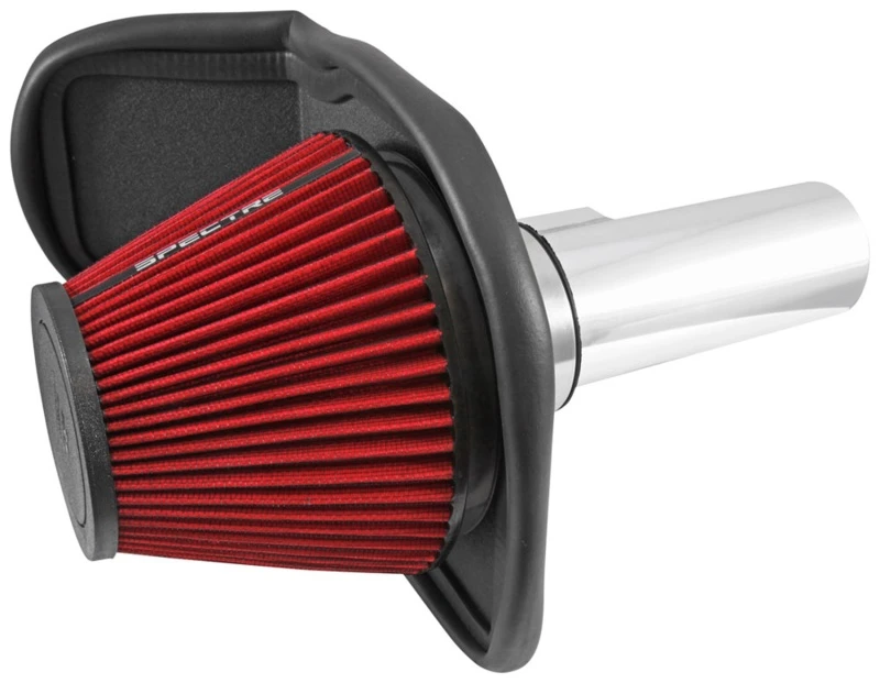 Spectre 11-15 Chevy Cruze 1.4L Luftansaugkit - Poliert mit rotem Filter