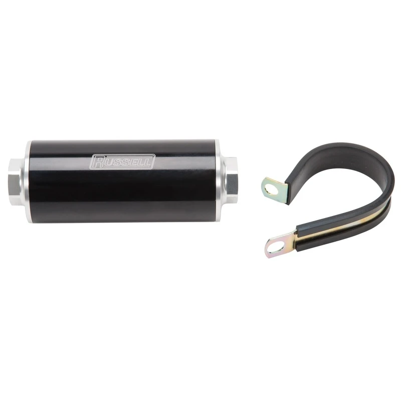 Russell Performance eloxiertes Aluminium (12 Zoll Länge -10 männliches Einlass/Auslass)