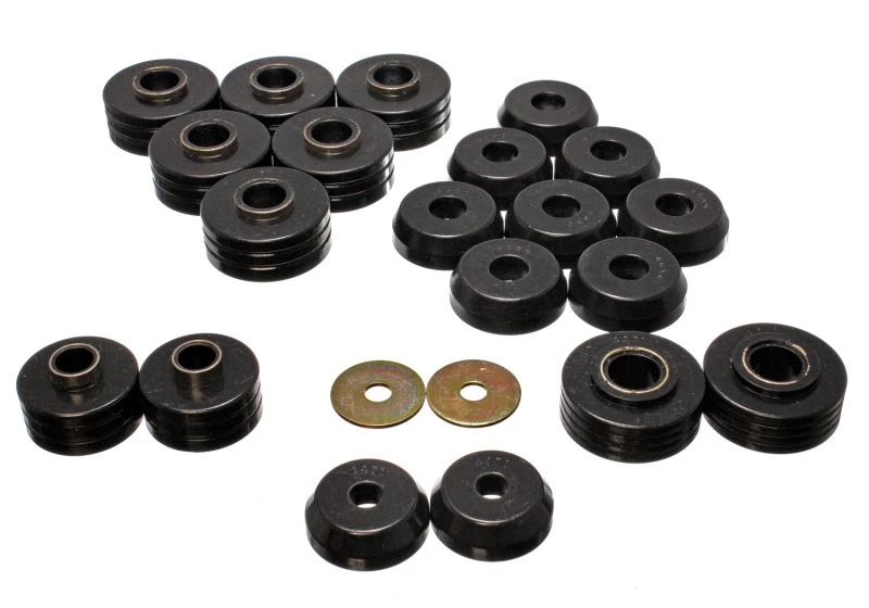 Energy Suspension 80-96 Ford Bronco 4WD Schwarzes Karosseriemontage-Set