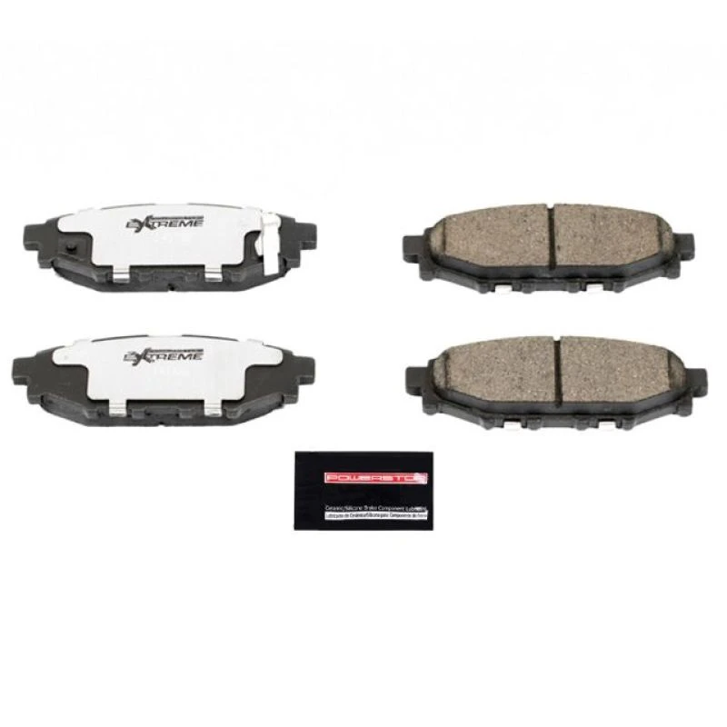 Power Stop Z26 Extreme Street Brake Pads w/Hardware for 13-16 Subaru BRZ Rear