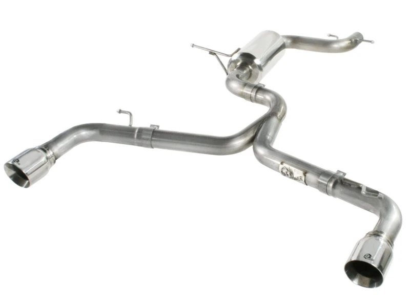 aFe MACHForce XP Auspuff 304SS Kat-Back mit polierten Endrohren 12-13 VW Beetle L4 2.0L (t)