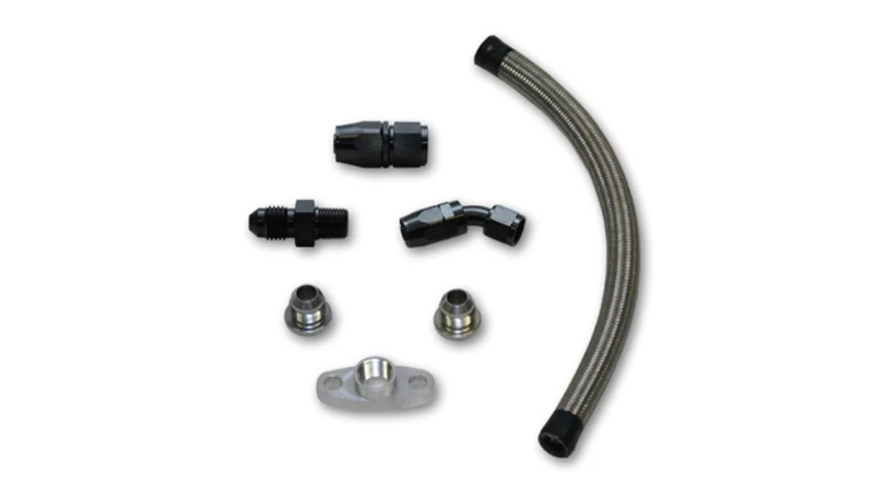 Vibrant Univ. Ölablass-Kit inkl. 12" Teflon-ummanteltes Edelstahl-Schlauchfitting