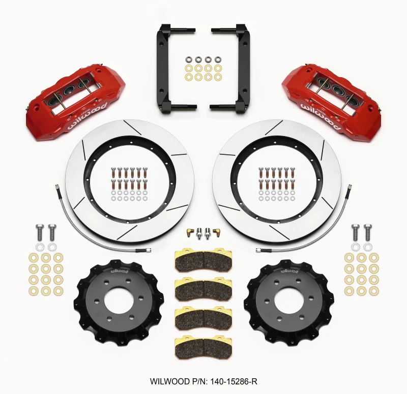 Wilwood TX6R Vorderkit 15,50 Zoll Rot 2004-08 Ford F150 - 4WD