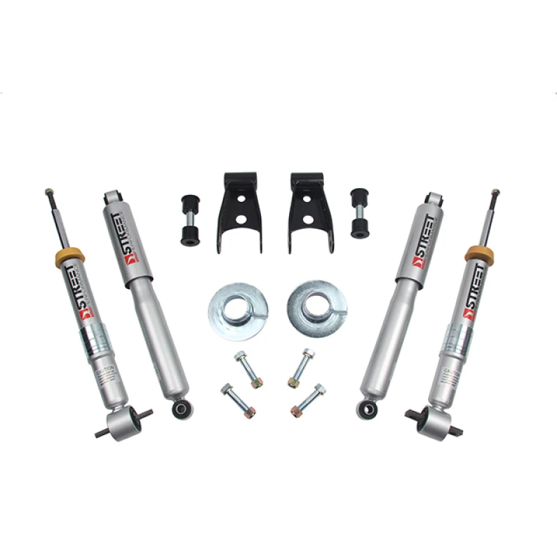 Belltech 15-17 Ford F-150 +1 Zoll bis -3 Zoll vorne 2 Zoll hinten Tieferlegungskit