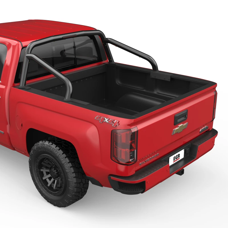 EGR 14-19 Chevrolet Silverado 1500 Schwarz Pulverbeschichtung S-Serie Sportbar
