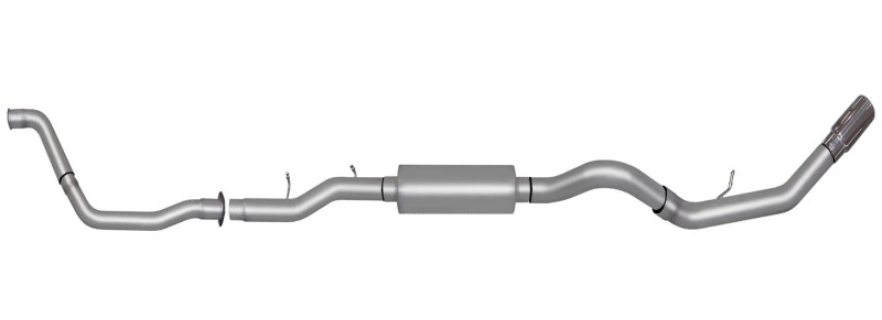 Gibson 03-07 Ford F-250 Super Duty XL 6.0L 4in Turbo-Back Single Auspuff - Edelstahl