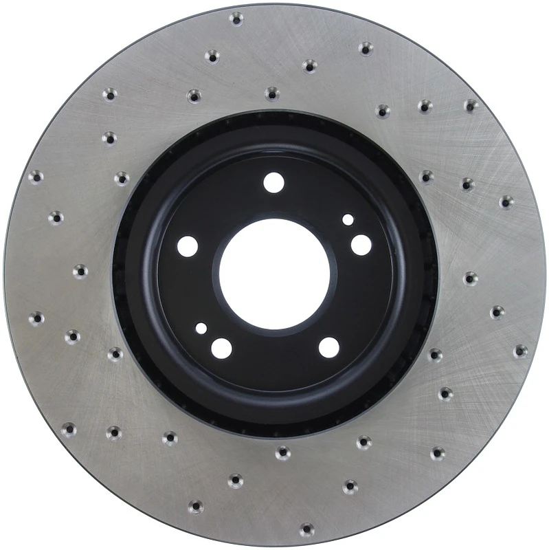 StopTech for 03-06 Mitsubishi Lancer Evo AWD Drilled Left Front Rotor