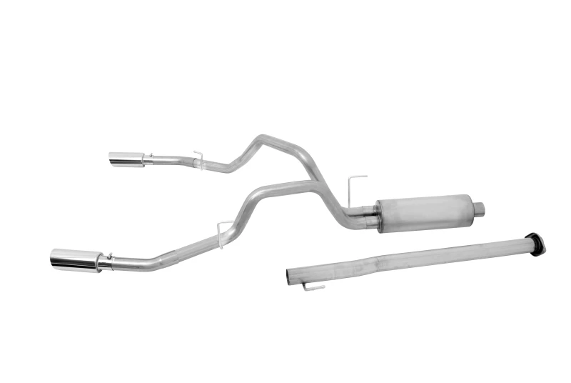 Gibson 15-19 Ford F-150 King Ranch 5.0L 3in/2.5in Cat-Back Dual Split Auspuff - Edelstahl