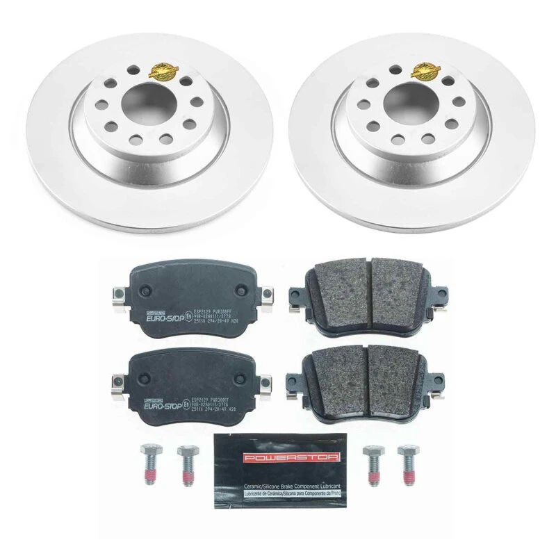 Power Stop 16-18 Audi Q3 Rear Euro-Stop Brake Kit
