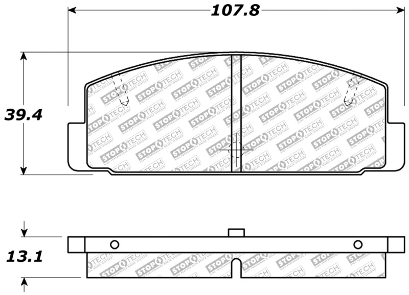 StopTech Street Select Brake Pads - Front/Rear