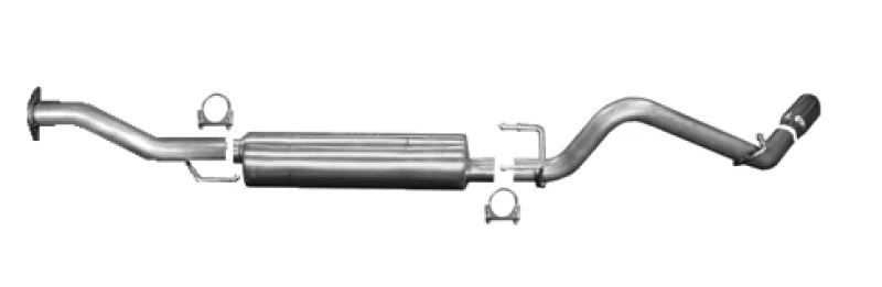 Gibson 16-22 Toyota Tacoma Limited 3,5L 2,5 Zoll Kat-Back-Einzelauspuff - Aluminisiert