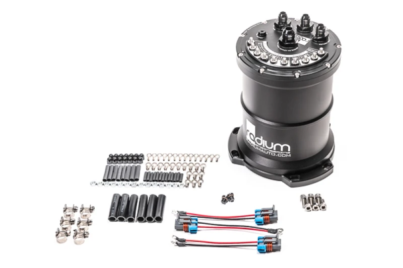 Radium Multi-Pump-Treibstoff-Überlaufbehälter passt zu Walbro F90000267/274/285 (Pumpen nicht enthalten)