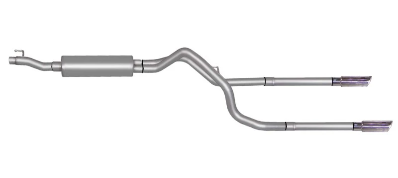 Gibson 02-05 Dodge Ram 1500 SLT 4.7L 2,5 Zoll Kat-Back-Dual-Split-Auspuff - Edelstahl