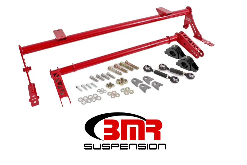 BMR 05-14 S197 Mustang Heck-Bolt-On-Hollow-35mm-Xtreme-Anti-Roll-Bar-Kit (Delrin) - Rot