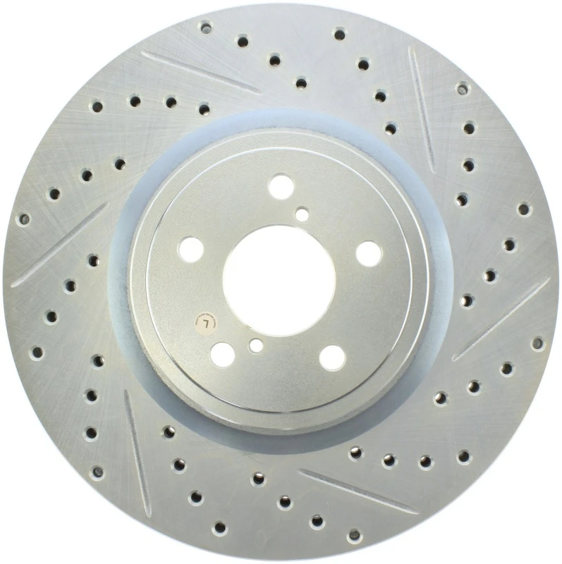 StopTech Select Sport Drilled & Slotted Rotor - Left for 05-14 Subaru Legacy