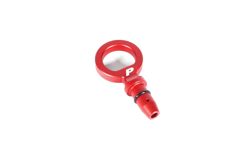 Perrin Subaru Dipstick Handle Round Style - Red for Subaru