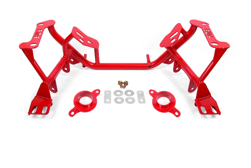 BMR 96-04 Ford Mustang K-Member Standard-Version mit Feder-Auflagen - Rot